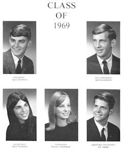 Class of 1969 officers